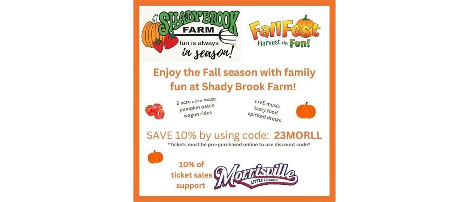 Shady Brook Farm Fall Fest supports MLL!