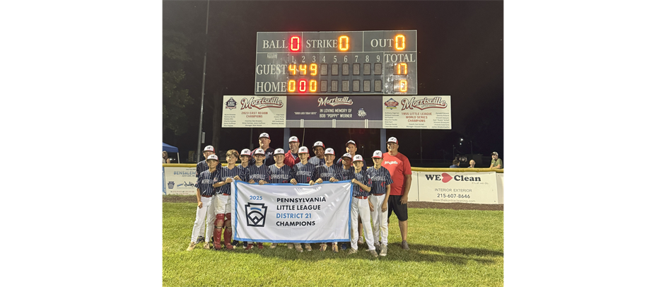2025 Little League District 21 Champs!