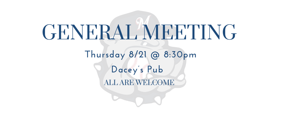 General Meeting on August 21